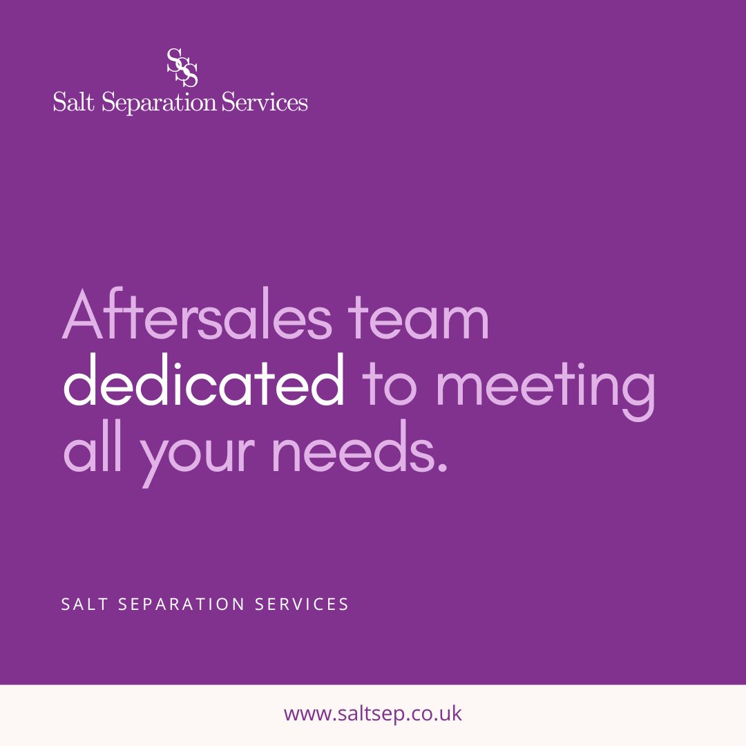 SaltSep's tweet photo. At Salt Sep we have a dedicated aftersales team that is always ready to take care of all your desalination needs!

Don't hesitate to get in touch and talk to one of our team members.

Call us on 01706 655 522.

#reverseosmosis #watertreatment https://t.co/rGSjS6ZB4m