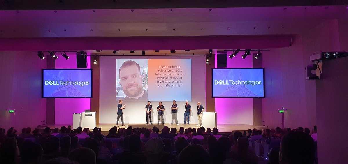 fretayc's tweet photo. Day 1 #Microsoft 🇲🇫 #MEMsummit2023 with amazing speaker 📣  @syst_and_deploy @MatAitAzzouzene @maitsalah #dell #iwork4dell https://t.co/a8EM3NMC5Q