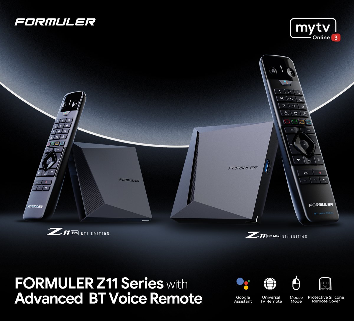 FormulerTv's tweet image. The new Z11 Series BT1 Edition represents our continuous innovation and leadership in the streaming industry by combining the flagship device with the premium remote controller. Contact your distributor for pricing and availability.

Visit formuler.tv to find out more