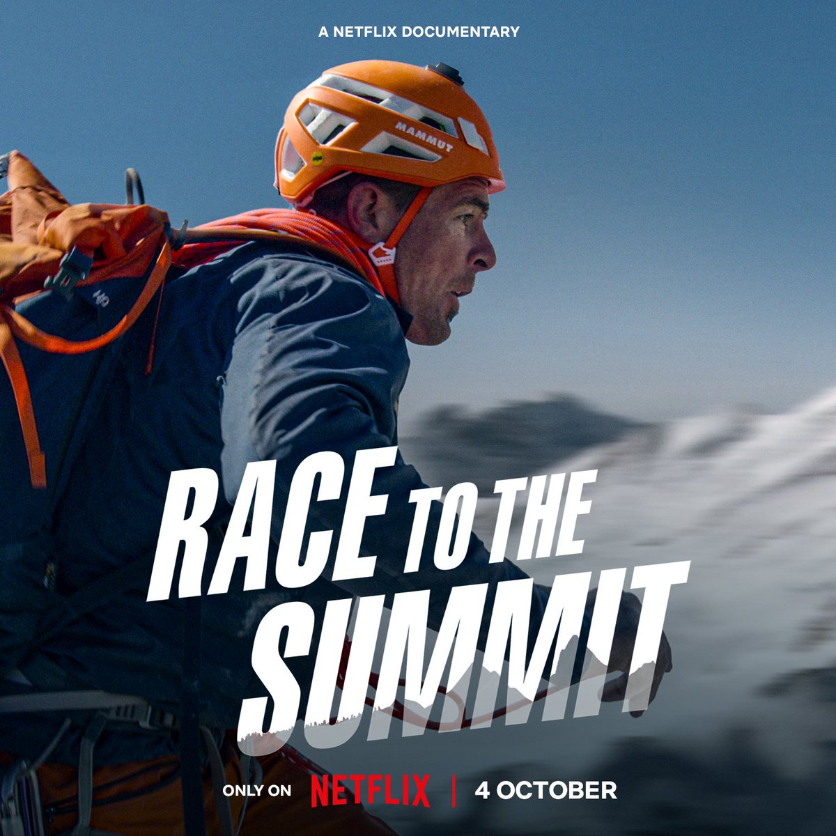 Excited to announce the next Pitch Productions film – once again with @NetflixUK! Race to the Summit is out on October 4th – the amazing rivalry between climbers Ueli Steck and Dani Arnold as they set solo speed records across the great north faces of the Alps. #PitchProductions