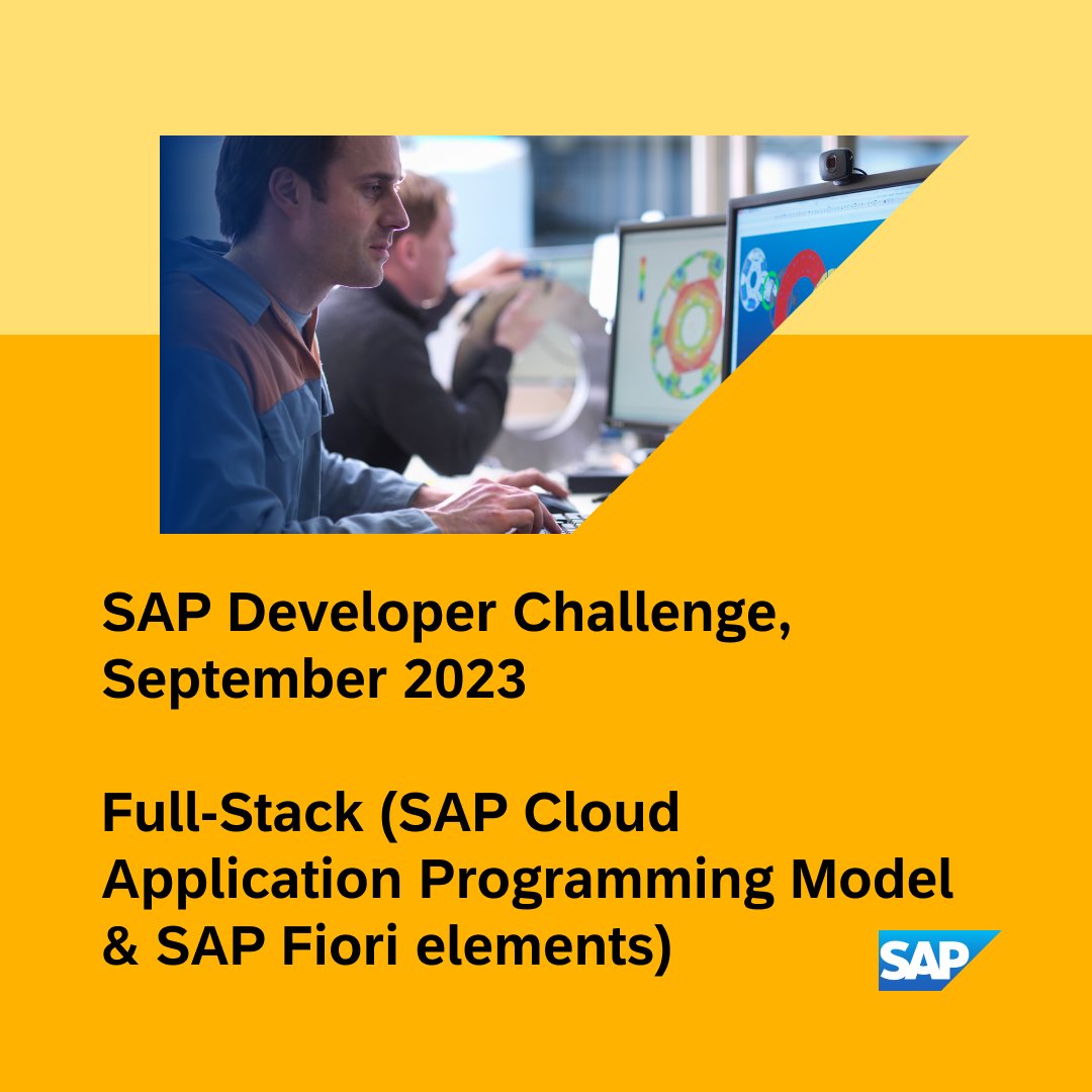 This month's SAP Developer Challenge is out!

Get going now 👉 blogs.sap.com/2023/09/06/sap…