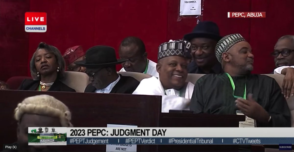 channelstv's tweet photo. BREAKING: Court Strikes Out APM’s Suit Against Shettima, Tinubu 
https://t.co/ptQwGgrpL3

#PEPTJudgement
#PEPTVerdict
#PresidentialTribunal
#CTVTweets https://t.co/MdQz8LW9K7