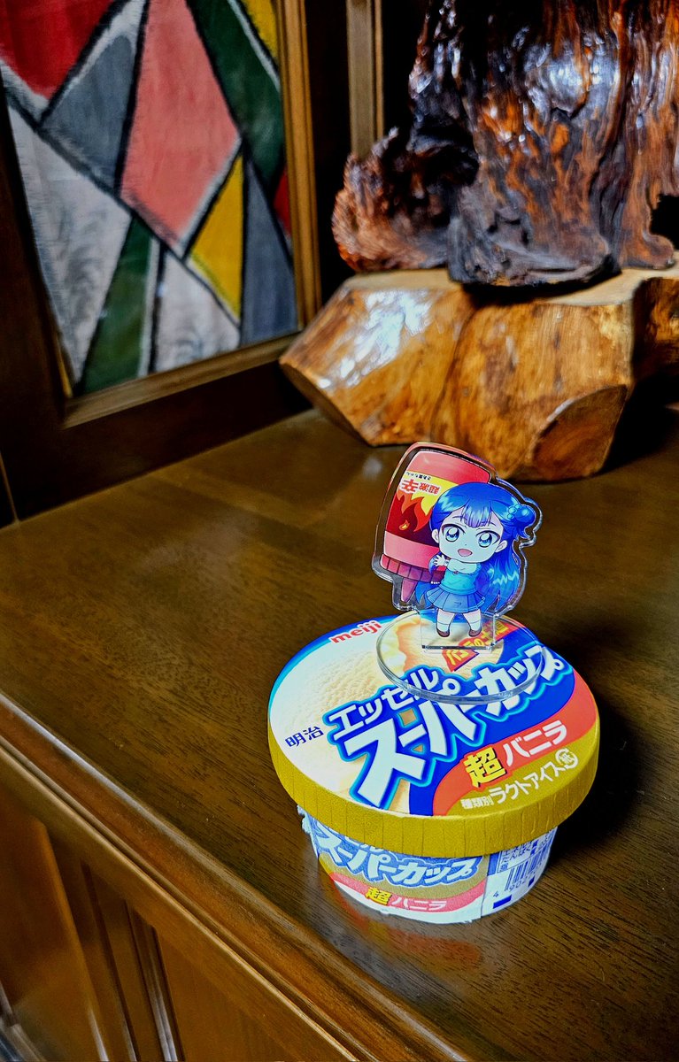「レイフレ29で頒布する、さあやちゃんアクリルスタンド完成です!なんでも激辛にしよ」|ブラフ丸のイラスト