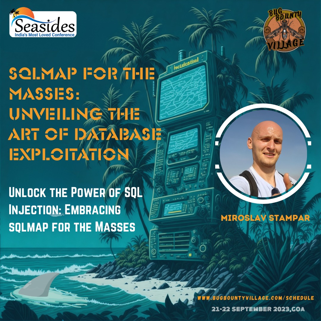 seasides_conf's tweet image. Have you registered yet for this training on SqlMap by the author and maintainer of SqlMap himself @stamparm
Registrations are open: forms.gle/3uNzXUar7KwKPH…
@bugbountyvillag
#seasides #infosec
