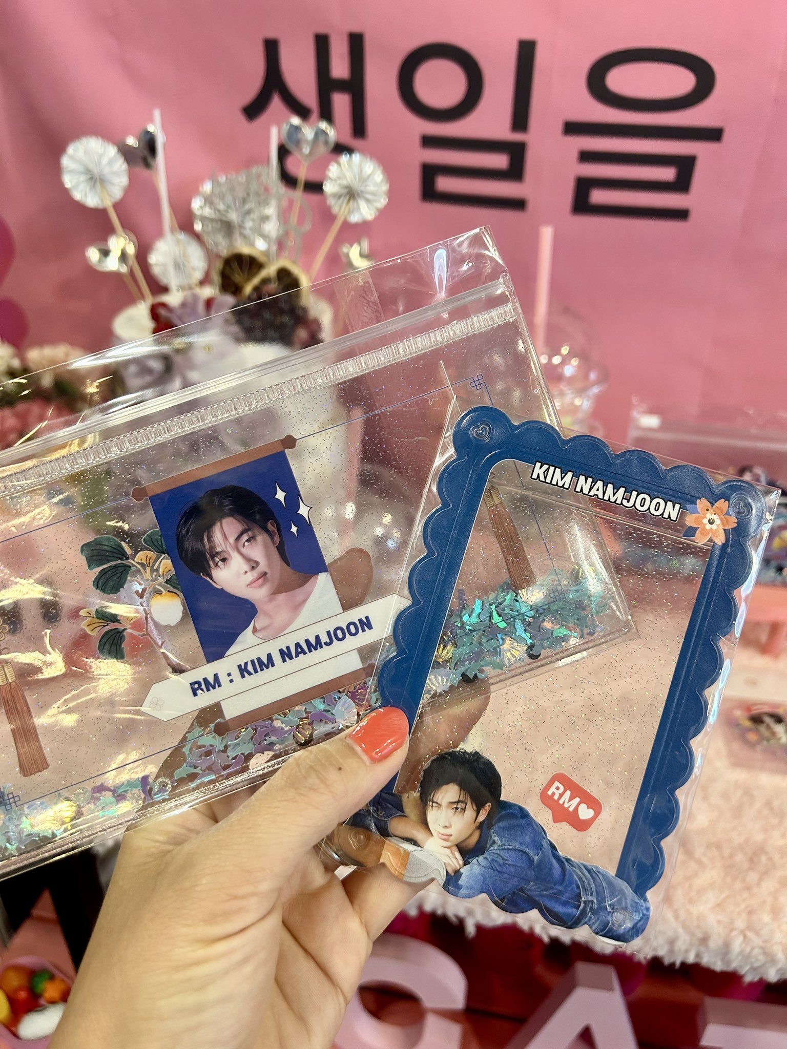 BTS RM ナムジュン トレカ ミニフォト 缶バッチ セット BTS RM