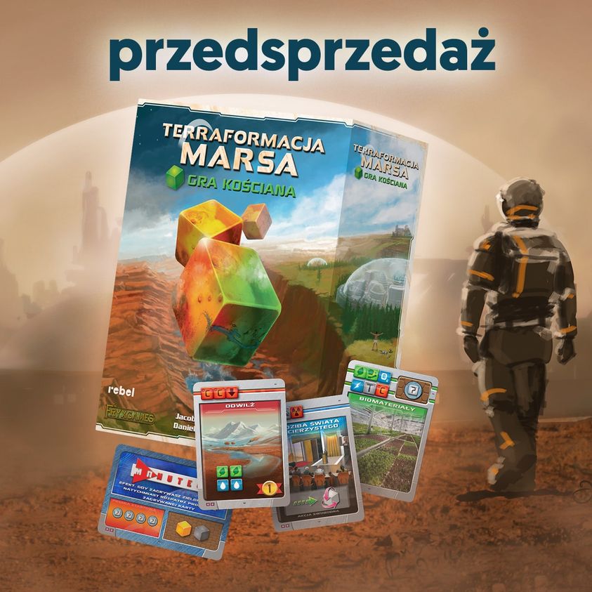 Kościana Terraformacja już 4 października, a od dziś przedsprzedaż. W grę zagracie podczas Planszówek w Spodku w ten weekend. rebel.pl/specjalne/terr…