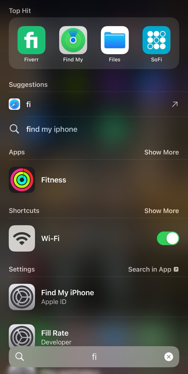 learningonx's tweet photo. Did you know if you type βfiβ into your spotlight search bar, you get a WiFi toggle from that screen?
#iPhone #iPhoneTips #Apple #DidYouKnow #LearningonX #Learning https://t.co/hEp3Q9XaU3