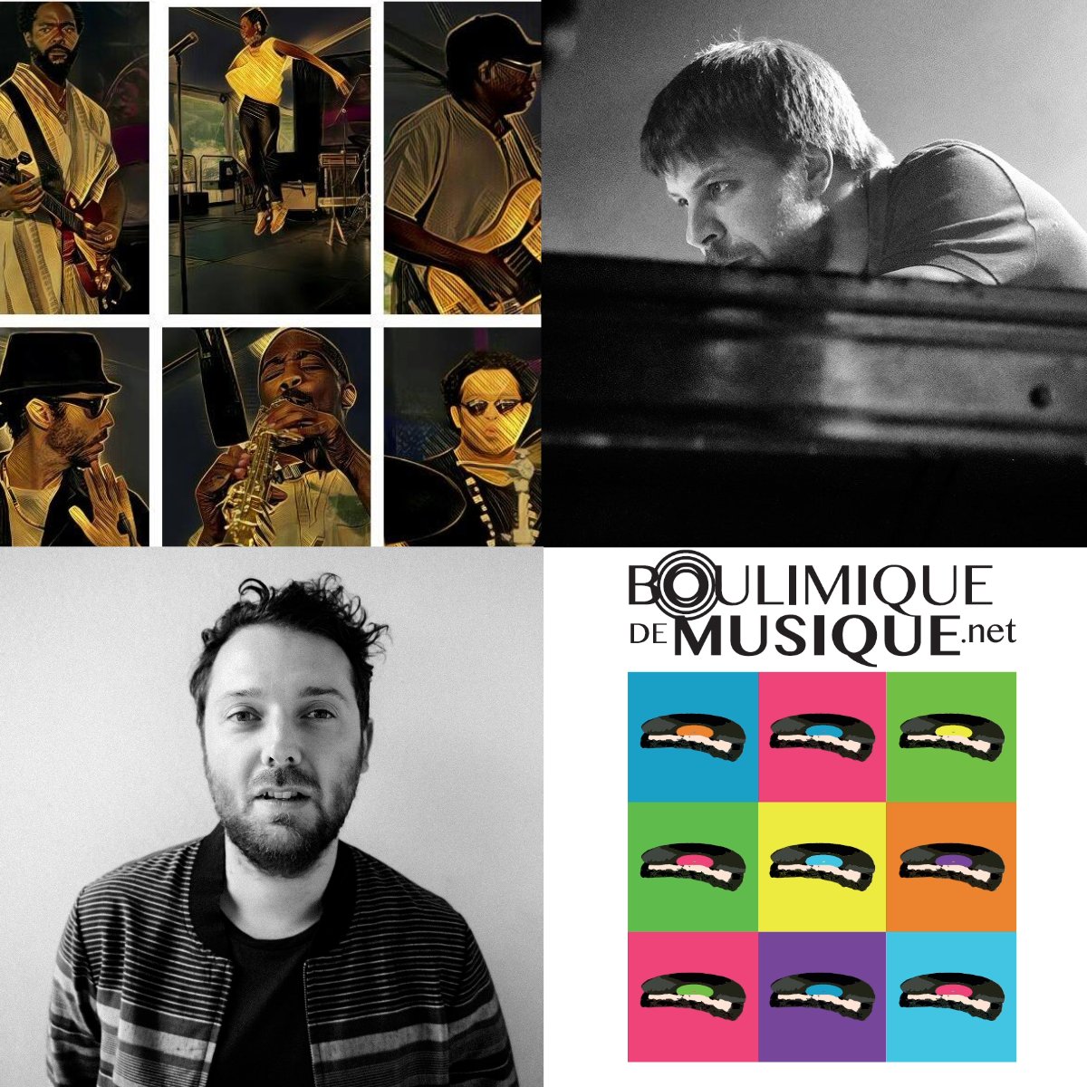 boulimiquedemuz's tweet photo. 🆂🅰🆅🅴🆄🆁🆂 🅳🆄 🅹🅾🆄🆁
🎧 Au menu : MAGIC CARPET avec un blues désertique aux influences reggae, de jazz éthiopien et d'afrobeat, @tomasoundfactor sur un morceau downtempo aux saveurs oldschool et Faubourg avec un titre électro lumineux.
⬇ Chronique
https://t.co/tOha6wHoPd https://t.co/q7PrF4YI3s