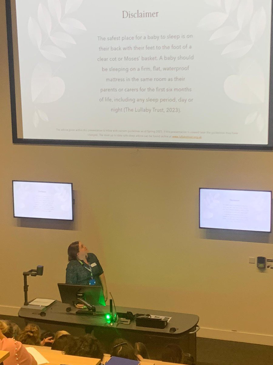 Most nerve wracking day of my career so far presenting to 200 people at the 
#manmetshowcase2023 @HVManMet @DNManMet @SAPHNAsharonOBE @iHealthVisiting @WWLNHS @WWLSafeguarding #safesleep #outofroutines #savingbabieslives