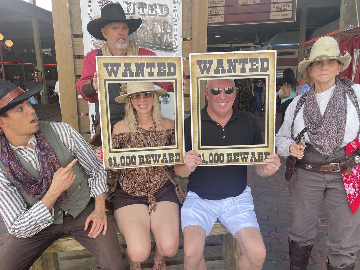 Having fun with the cowboys! 🤠
#Travel #FortWorthStockyards