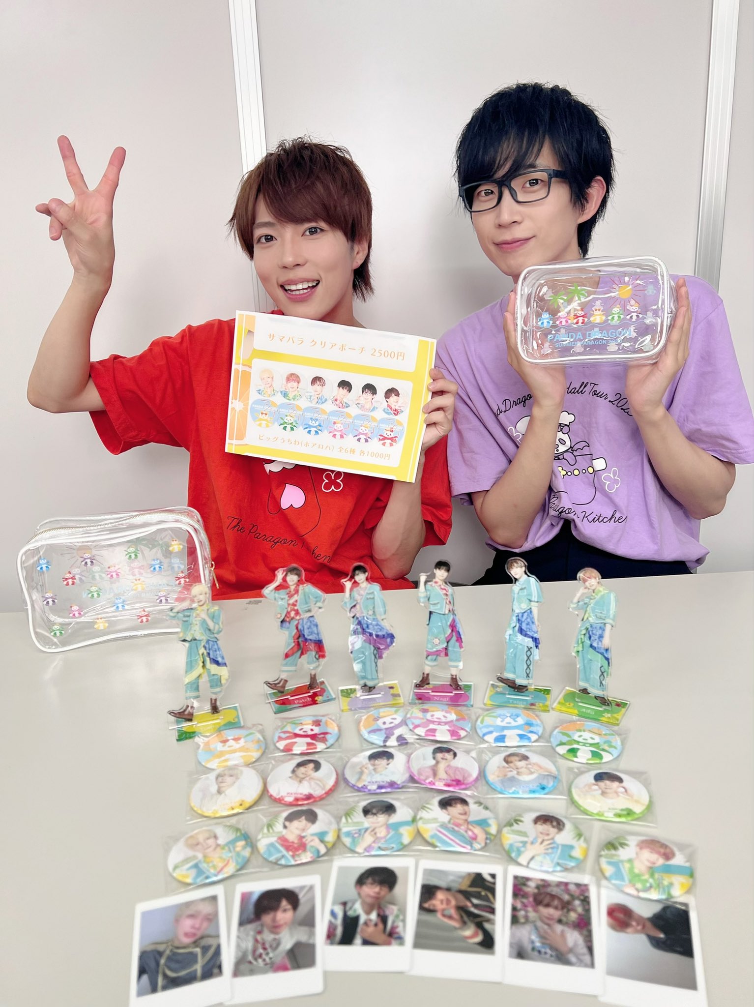 パンダドラゴン パラゴン アクスタ たいが 中野白衣装 - メルカリ
