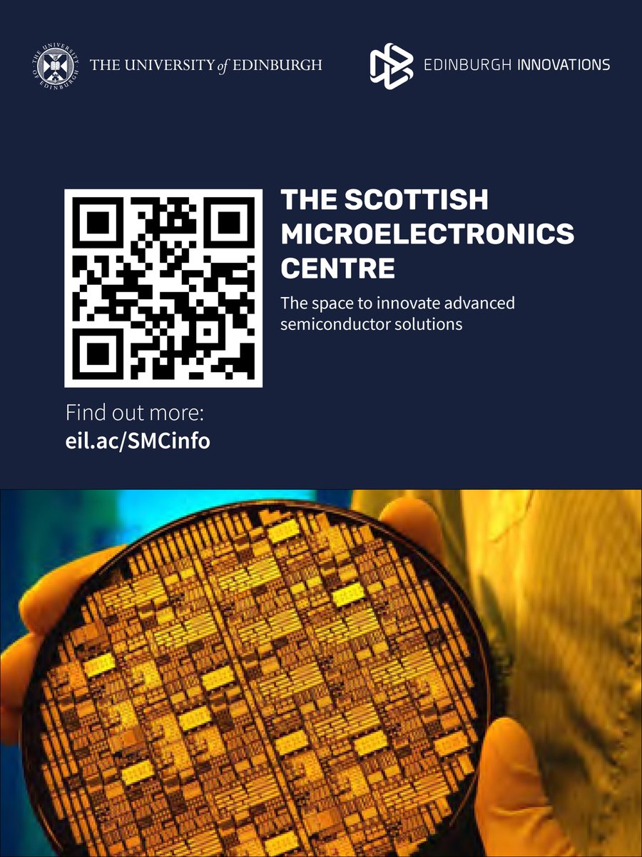 Discover the <a href="/EdinburghUni/">The University of Edinburgh</a> expertise and world class  facilities in #semiconductor technologies that can support your projects from design to devices.