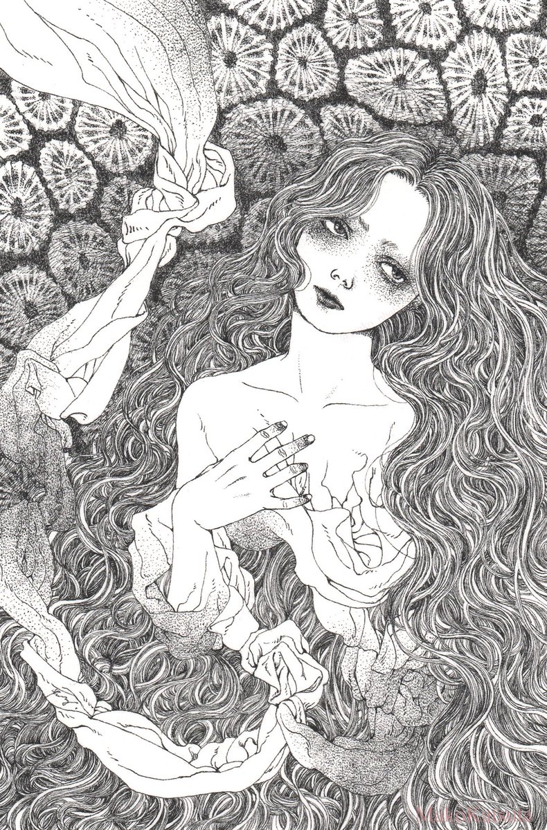 極まります

 #私の作品知ってもらえたら幸せの極み
#ペン画 #丸ペン 