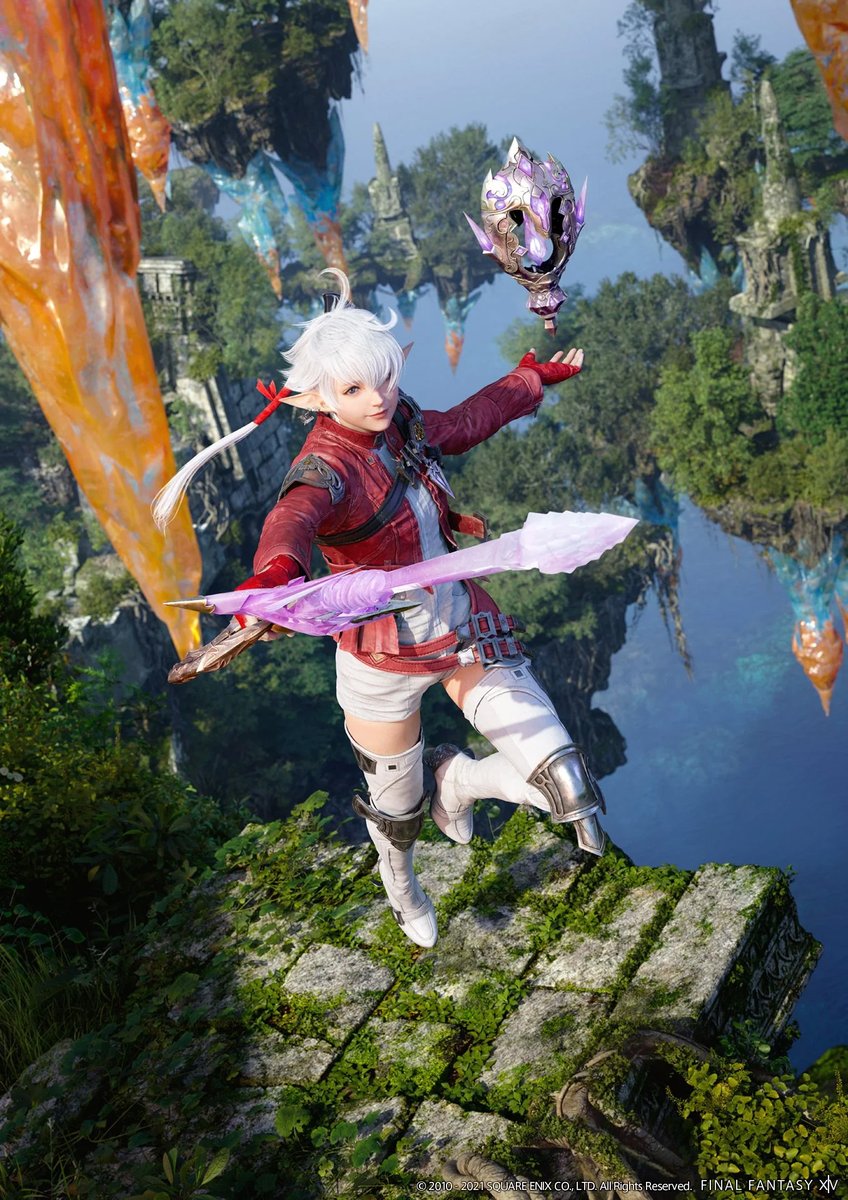 FF_XIV_EN's tweet photo. FF Weekly would like to share a red Alphi — we mean Alisaie — appreciation post for Younger Sister Day! 🙏 https://t.co/oFJk1rxiKP https://t.co/9TnDp5RM0u