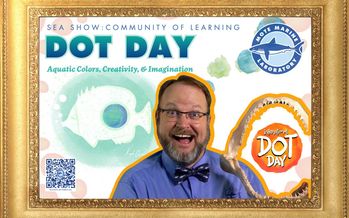 🐚 Shell-ebratre ⚫️ #InternationalDotDay with <a href="/MoteMarineLab/">Mote Marine Laboratory & Aquarium</a> and <a href="/cilcorg/">Center for Interactive Learning & Collaboration</a>. Explore the 🐠 patterns and 🪸colors of nature's underwater 🎨 artworks while you discover your own #creativity and #imagination. 9/20 1PM ET. cilc.org/ContentProvide… <a href="/DotClubConnect/">International Dot Day</a>