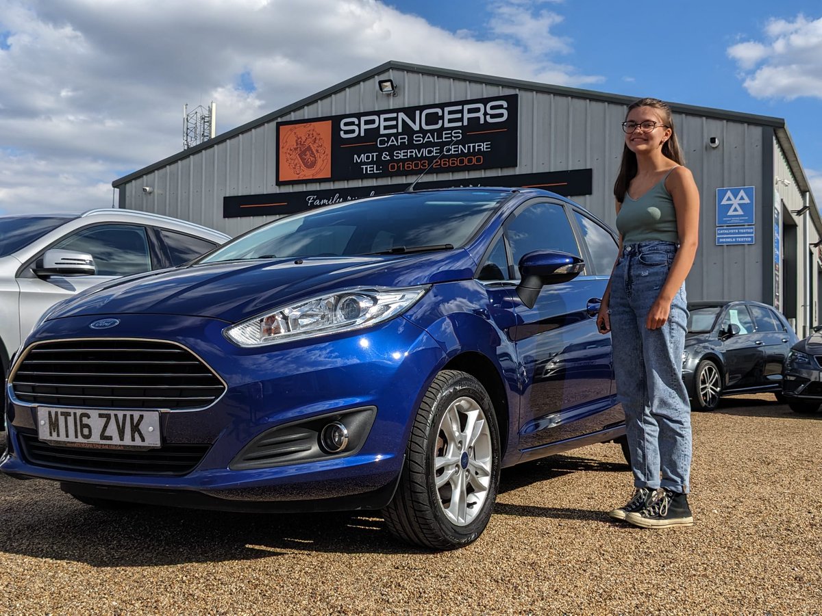 Look out for new wheels! 🚙

Elinor was thrilled to purchase our Ford Fiesta, with the sale being her first-ever car! Our team are very proud to be part of this first milestone.

Safe and happy driving, Elinor!

#usedcars #carsales #cardealer #carownership #norwich