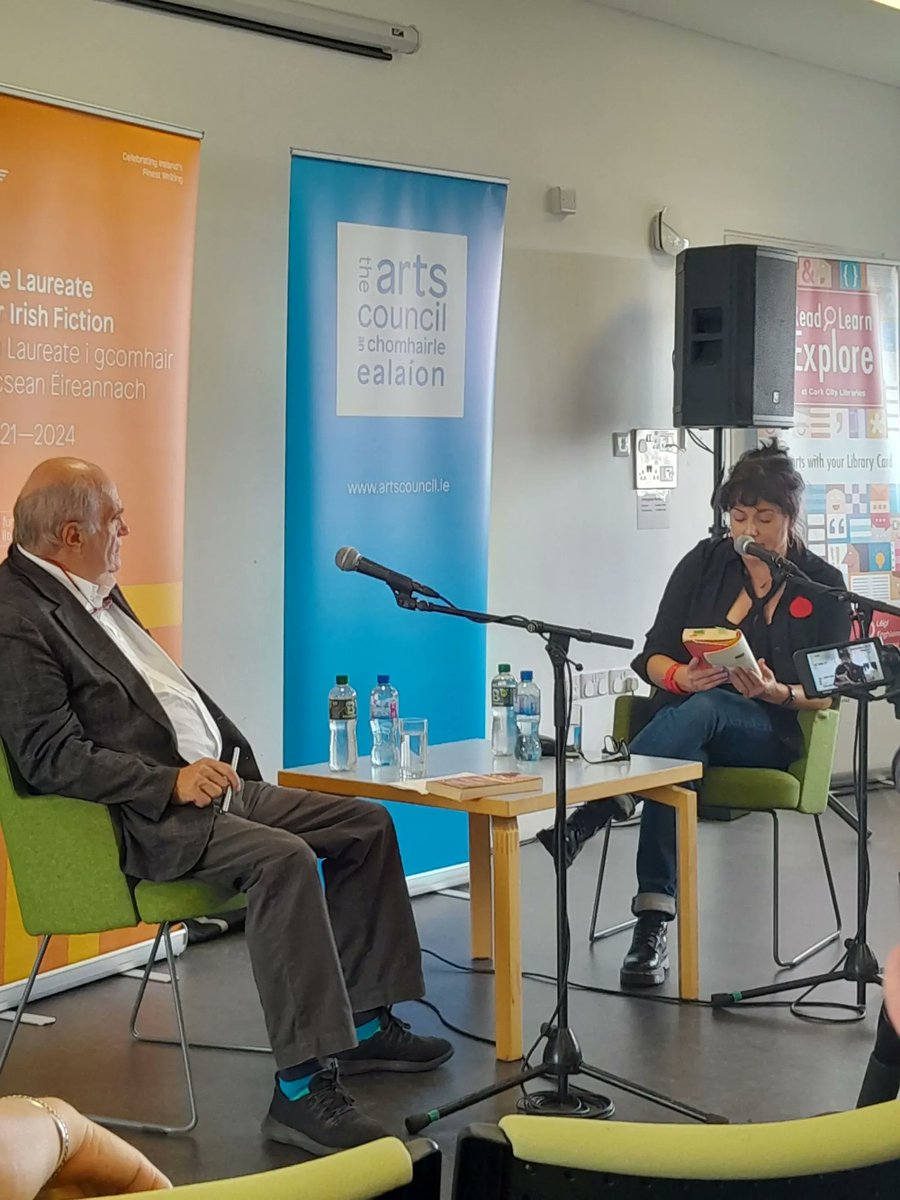 The @LaureateFiction, Colm Toibín hosted a wonderful session in Hollyhill Library on Saturday as part of the Arts Council’s Art of Reading programme.

The Art of Reading, is a monthly book club for library book clubs across the country!

#CorkCityLibraries #TheArtofReading