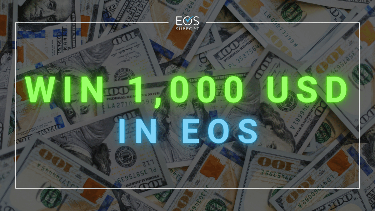 blockz_hub's tweet photo. 🚀Brace yourselves for the EOS Support platform launch! 

Predict a date &amp; have a chance to win💰1000 USD in $EOS!🤯

1. Follow @eossupportio

2. Make your guess https://t.co/6805Rnsz4t

Entries on release date excluded—closest date wins.

❤️, RT+tag 3 friends https://t.co/mb7z5JR8uD