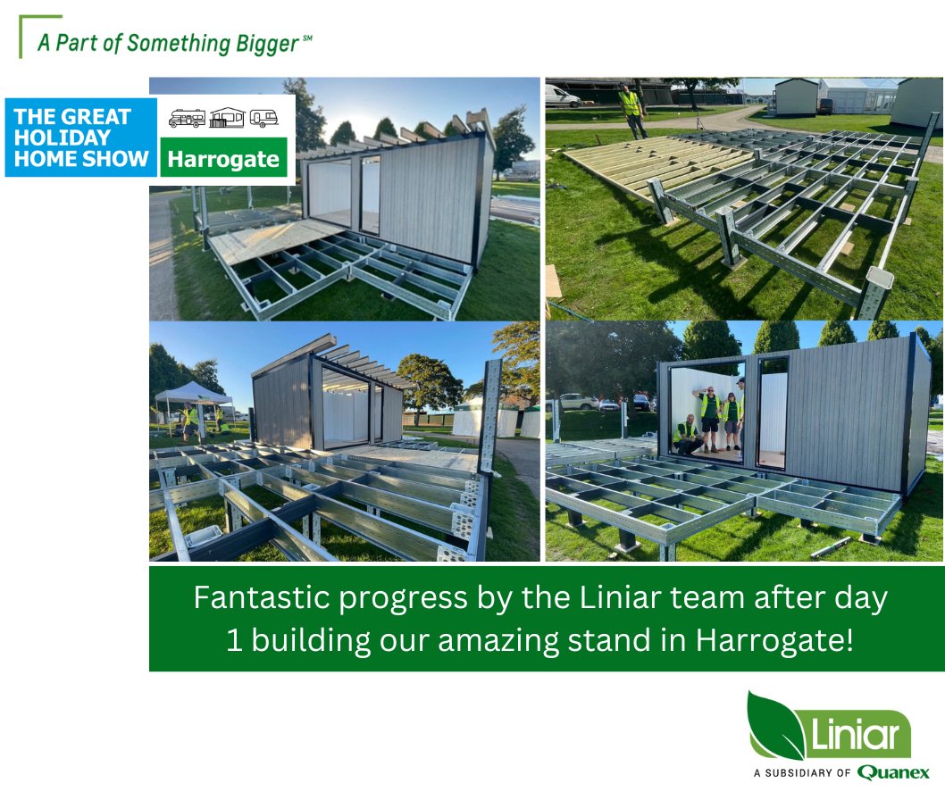 The biggest outdoor holiday home, caravan and motorhome show in the UK kicks off this week - and Liniar's exhibiting! 🌞

Come and see us at stand No 30.

Don’t miss out, book your tickets at: pulse.ly/lp9s1y97nh

#Liniar #HolidayHomeShow #HarrogateEvent #ghhs2023