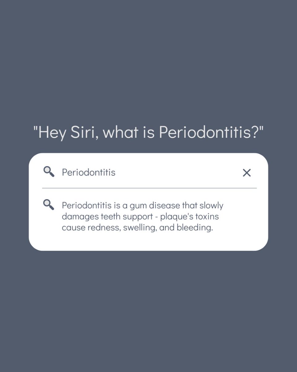 FacesAndSmiles's tweet image. 🔍 What is Periodontitis?

Periodontitis is a gum disease that slowly damages teeth support - plaque's toxins cause redness, swelling, and bleeding.

Did you know that without treatment, teeth may be lost? 😬

#GumCare #HealthySmiles #FacesandSmiles #Norfolk #Norwich