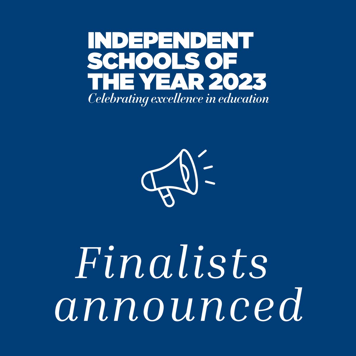 isotyawards's tweet photo. The judges are pleased to announce the FINALISTS of Independent Schools of the Year 2023!
Tap the link to find out if your school has made it through: https://t.co/4doolMPu2T
The winners will be announced in an
awards ceremony next month!
@ISParent #isoty2023 https://t.co/q558rbUsAe