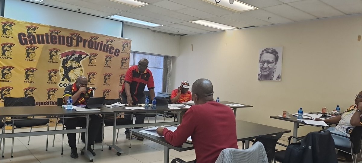 _cosatu's tweet photo. #COSATU #NEDCOM is in session in relation to worker education and training geared towards empowering workers, #shopstewards and officials across all unions & federations in South Africa #SkillsRevolution #ClassConsciousness #ClassStruggle https://t.co/o9erEt9Vqb