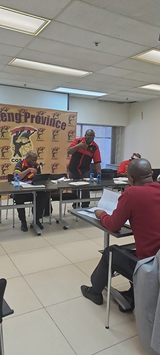 _cosatu's tweet photo. #COSATU #NEDCOM is in session in relation to worker education and training geared towards empowering workers, #shopstewards and officials across all unions & federations in South Africa #SkillsRevolution #ClassConsciousness #ClassStruggle https://t.co/o9erEt9Vqb