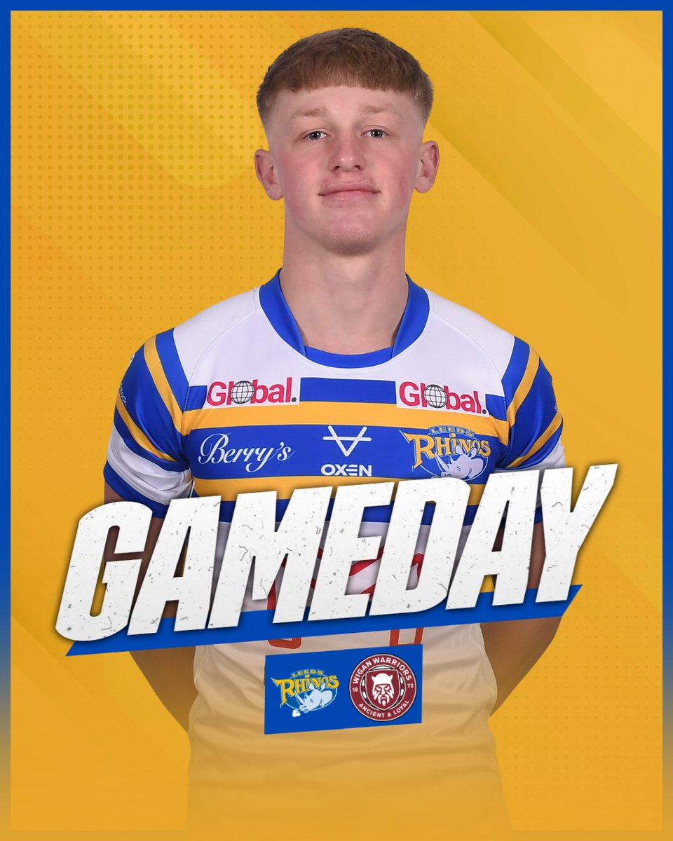 Leeds Rhinos (@leedsrhinos) on Twitter photo For the final time in 2023 - it's 𝐆𝐀𝐌𝐄𝐃𝐀𝐘 for our young Rhinos!
🆚 <a href="/WiganWarriorsRL/">Wigan Warriors 🍒⚪️</a>
🏟️ <a href="/StanningleyRL/">Stanningley SARLC</a>
⏰ KO 7pm
ℹ️ therhinos.co.uk/article/19435/…
#RhinosAcademy For the final time in 2023 - it's 𝐆𝐀𝐌𝐄𝐃𝐀𝐘 for our young Rhinos!
🆚 <a href="/WiganWarriorsRL/">Wigan Warriors 🍒⚪️</a>
🏟️ <a href="/StanningleyRL/">Stanningley SARLC</a>
⏰ KO 7pm
ℹ️ therhinos.co.uk/article/19435/…
#RhinosAcademy