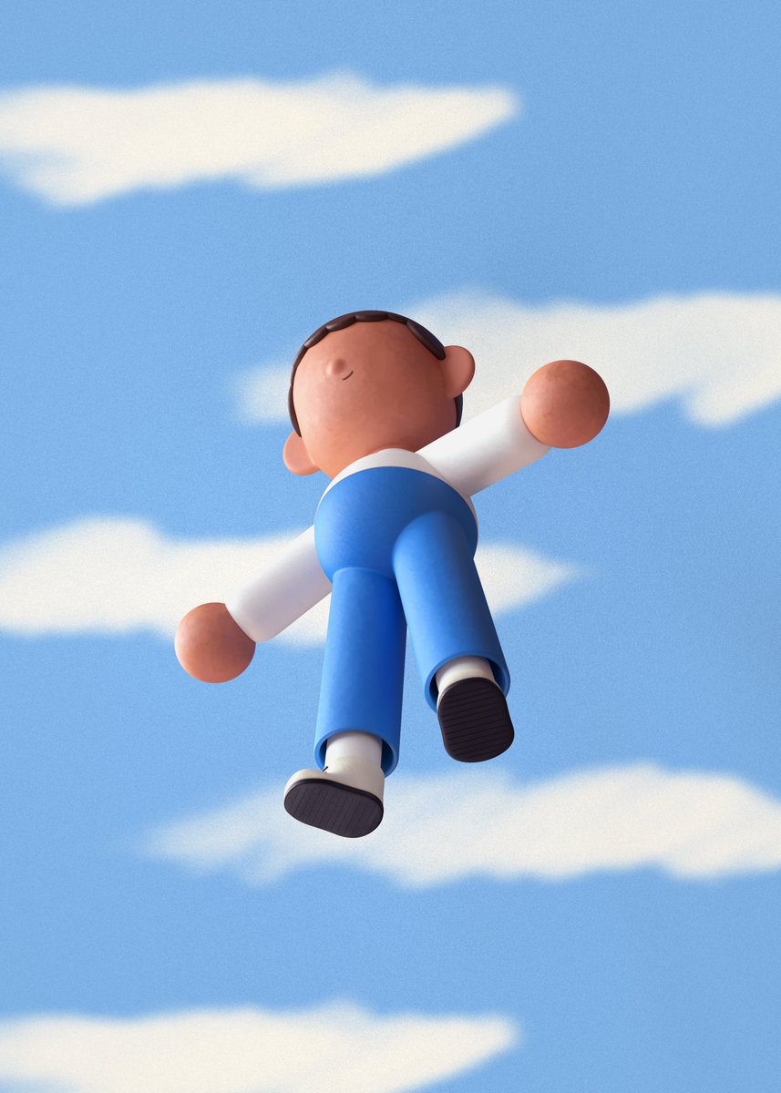 dream state, adrift
floating in a sea of clouds
where anything is possible, or so he hopes