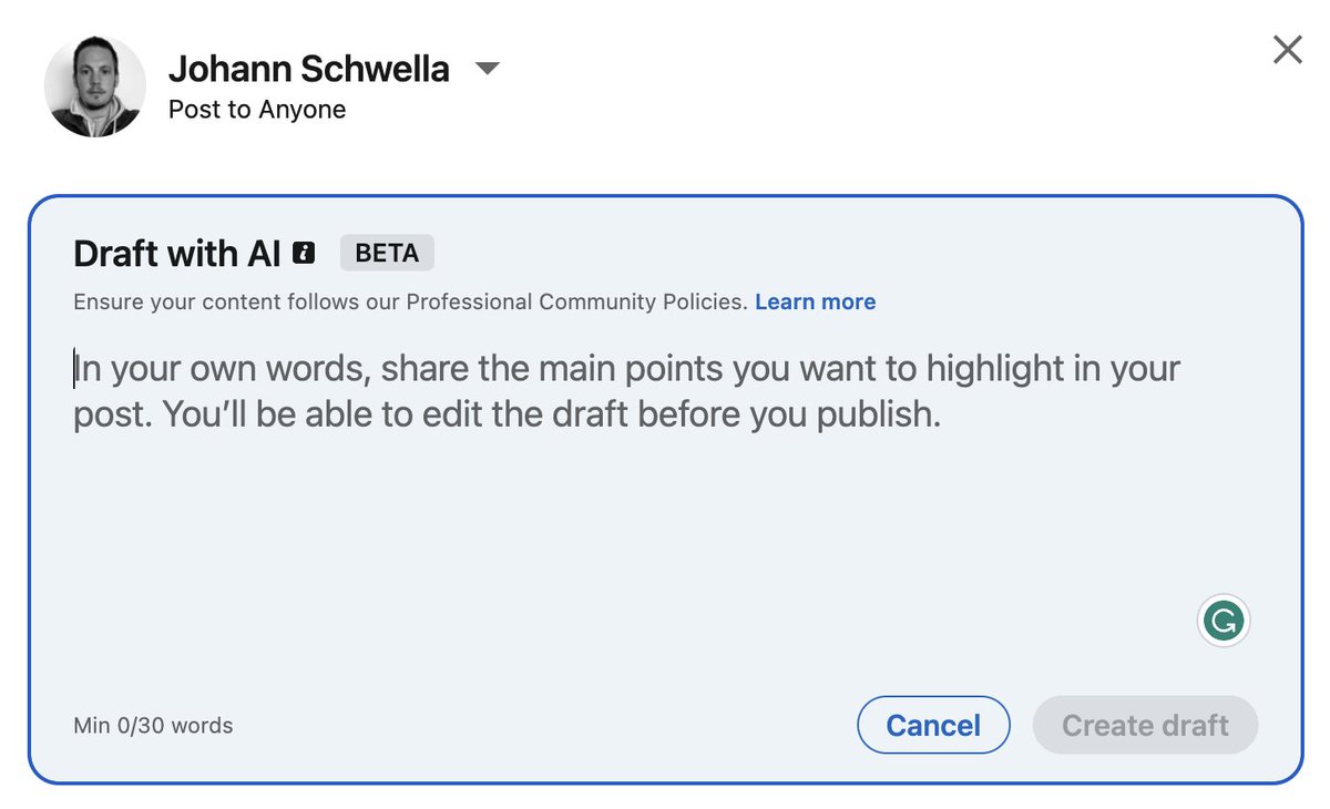 This will end well. 

LinkedIn introduces native ingrated AI content.