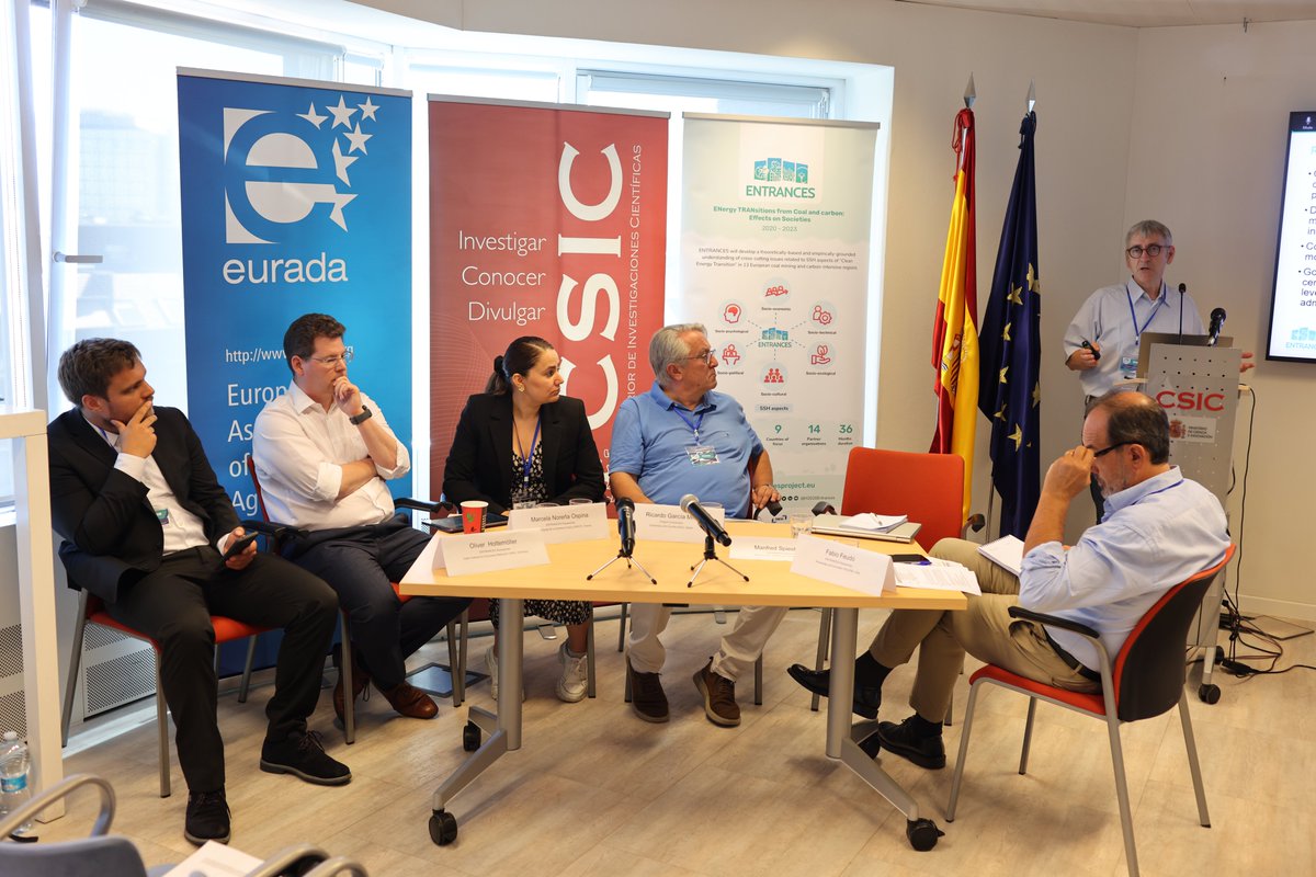 Session 5 focuses on the vital theme of bridging research and policy for a just transition in Coal and Carbon-Intensive Regions, with a special emphasis on Policy and Practical Recommendations. Leading this discussion is Fabio Feudo (K&amp;I) 🌟🤝 #ENTRANCES #JustTransition