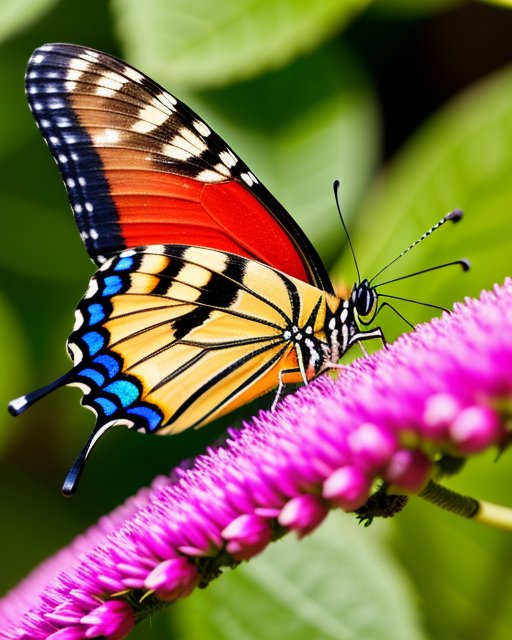 Good Morning fam! 🌞☀️

📸 Butterfly's Elegance 🦋

Wings paint skies,
In nature's eyes,
A living art,
A work of heart.🦋 🌿

#VibrantColors 🌈
#NaturalArt 📷
#EchoesOfImaginationArt
#VisualPoetryGems
#angeniandreArt

🎨 by #angeniandre

#NatureInspiredArt 🍃🌿🌳 #AIArt