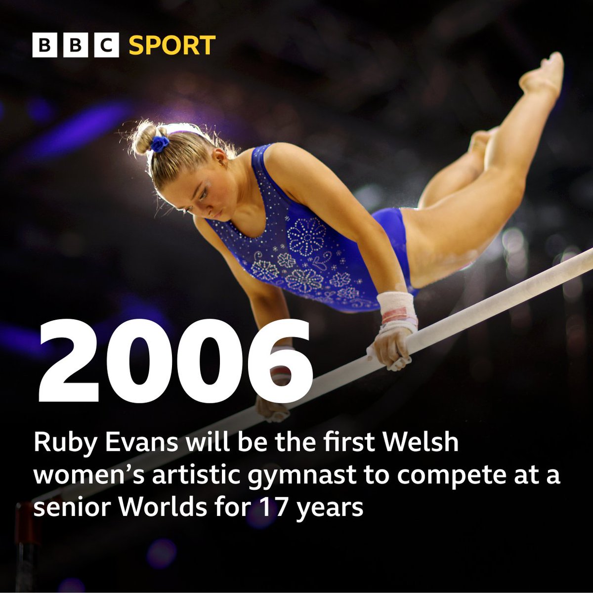 It's been a long wait, but Ruby Evans will be flying the flag for Wales at the World Championships in Antwerp, Belgium 🤸‍♀️

#BBCGymnastics
