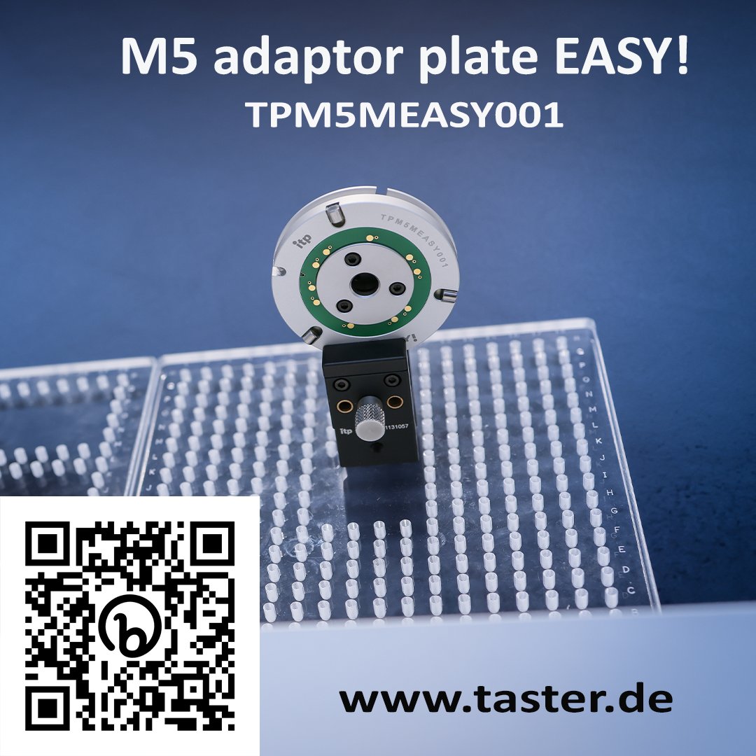 itp_gmbh's tweet image. What if we tell you that you can change the rotational orientation of your configuration within seconds?
Check out our product of the month - EASY! adapter plates (for Vast/MT) with a rotating cube.
#itpgmbh #madeingermany #metrology #measuringtools #qualityassurance
