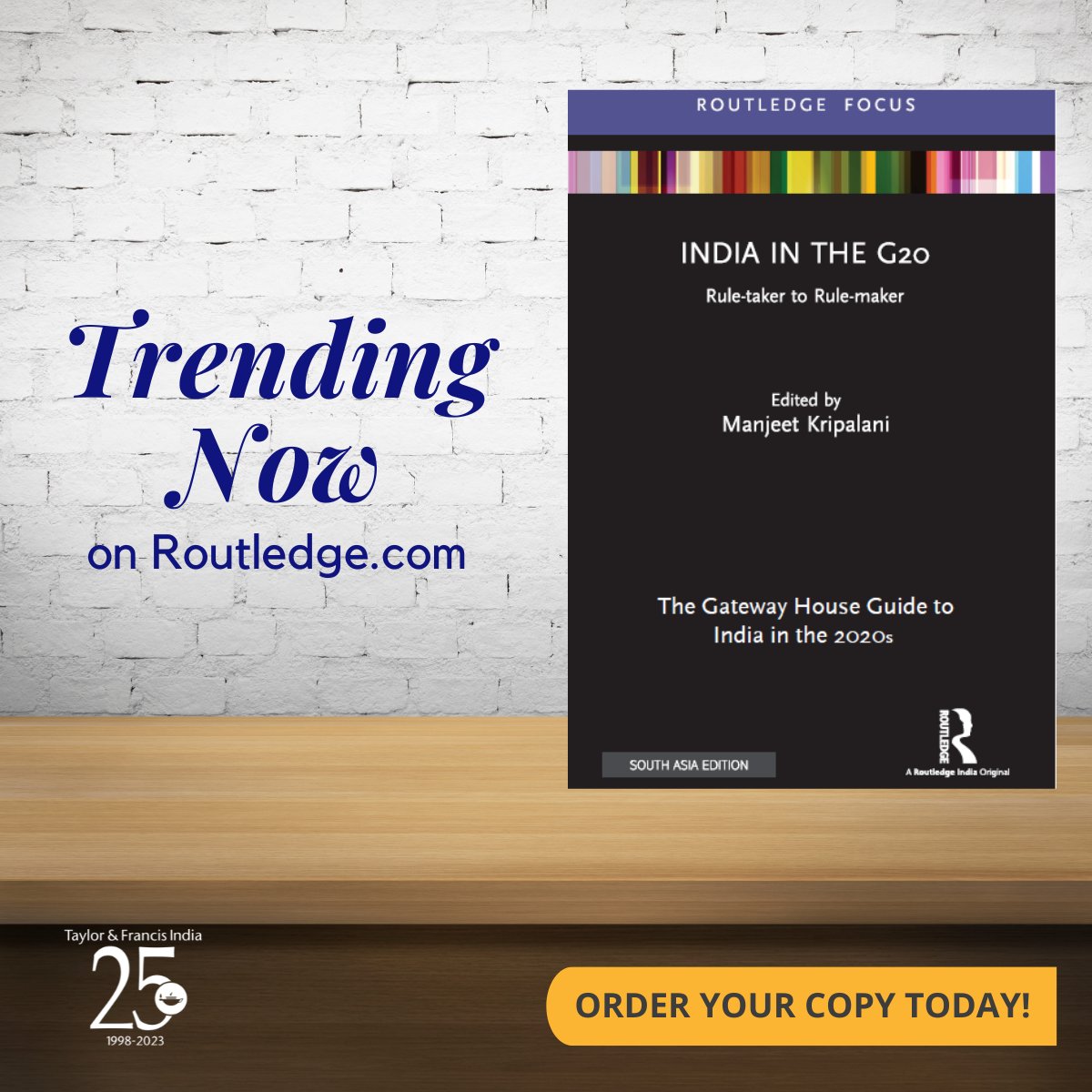 The book provides a ringside view of India’s path to the G20 Presidency and examines issues such as the core agenda of the G20; explains the significance of forums like T20, B20, and their proliferations. spr.ly/6186PxxRs
#G20Summit #internationalRelations #politics
