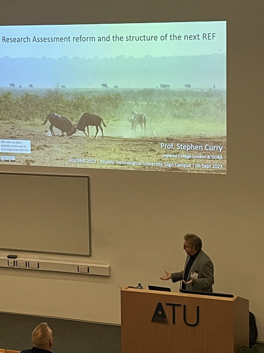 HUCBMS (@hucbms) on Twitter photo Interesting reflections from Professor <a href="/Stephen_Curry/">Stephen Curry</a> from <a href="/imperialcollege/">Imperial College London</a> on research assessment reform and the structure of the next #REF at #HUCBMS2023 #ResearchExellenceFramework Interesting reflections from Professor <a href="/Stephen_Curry/">Stephen Curry</a> from <a href="/imperialcollege/">Imperial College London</a> on research assessment reform and the structure of the next #REF at #HUCBMS2023 #ResearchExellenceFramework