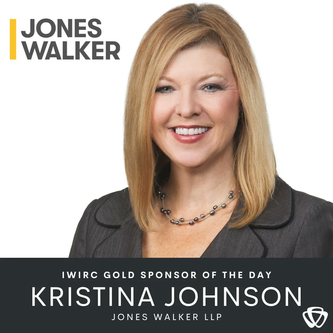 Kristina Johnson of Jones Walker LLP, our Gold Sponsor of the Day, said: IWIRC always provides tremendous support for meaningful networking opportunities in a fun environment. IWIRC makes it easy to connect with other members from various insolvency backgrounds on a global scale.