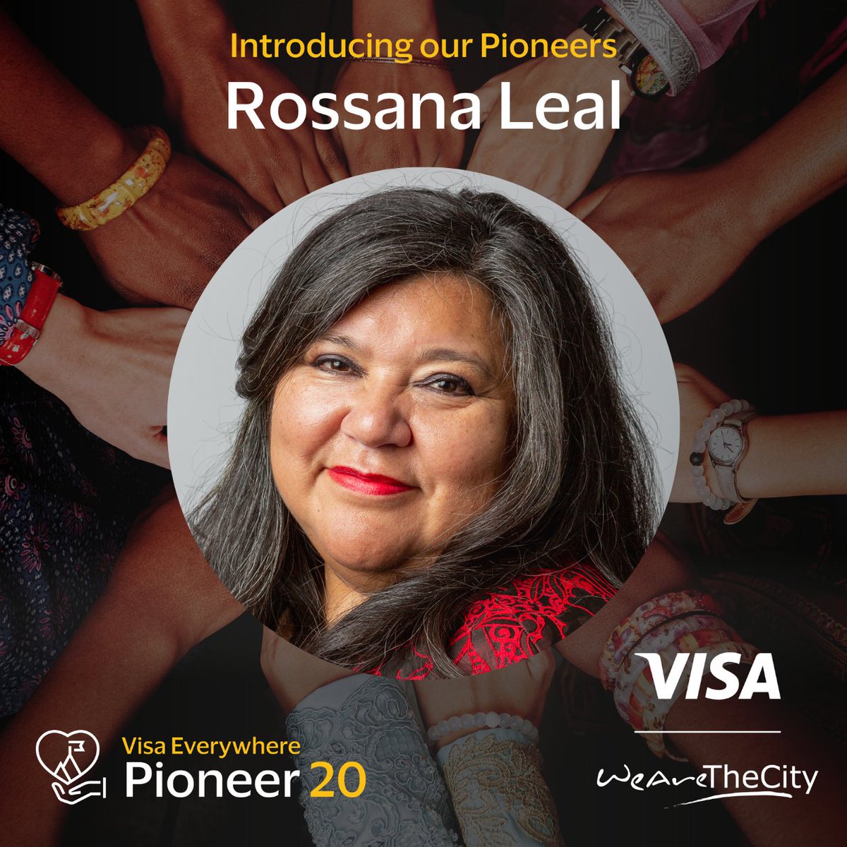 Introducing our next Pioneer in this year’s Visa Everywhere #Pioneer20: Rossana Leal, <a href="/TheRefugeeBuddy/">The Refugee Buddy Project 🧡</a> ! 🥳

Congratulations on being one of our trailblazing refugee women and for your exceptional impact in your community 💛✨

bit.ly/3PeyFsK
<a href="/VisaNews/">VisaNews</a>