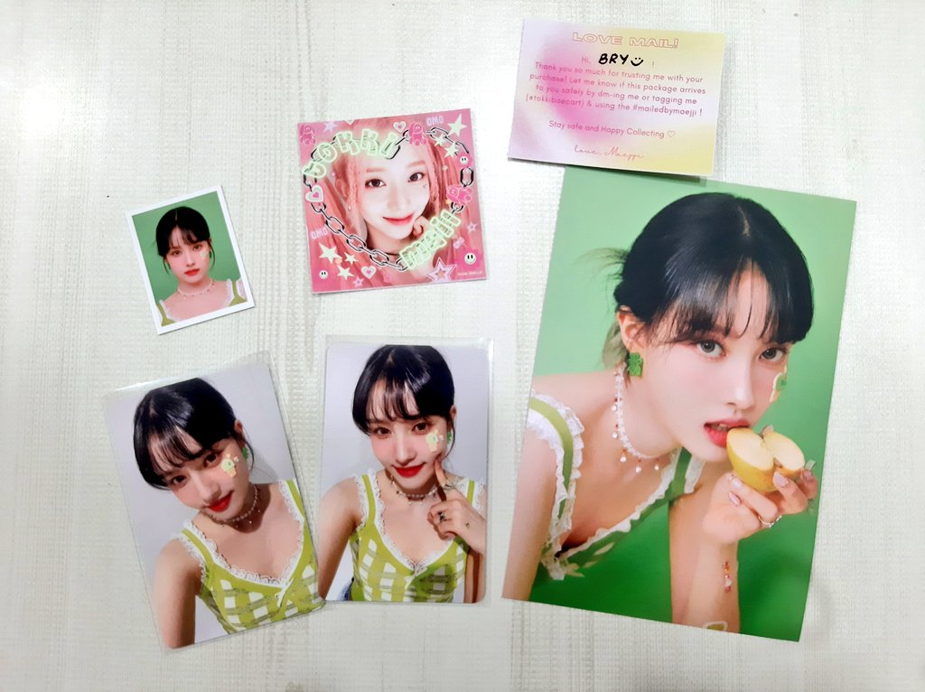 ayakasimppp's tweet photo. β‘ #simppp_mails β‘
~ #mailedbymaejji
Finally got my yoon stayc 2nd fanclub pcs! Thank you very much po @tokkibaecart for packing the pcs securely! Will def buy again from you soon ^-^ βTill our next transaction po~ ππππ https://t.co/GDRH853AFM