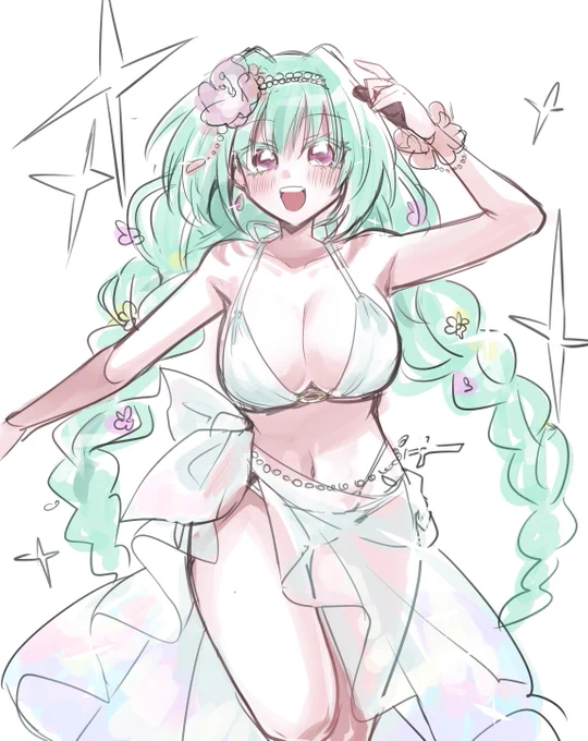 今年の水着絵がこれしか無いなんて… 