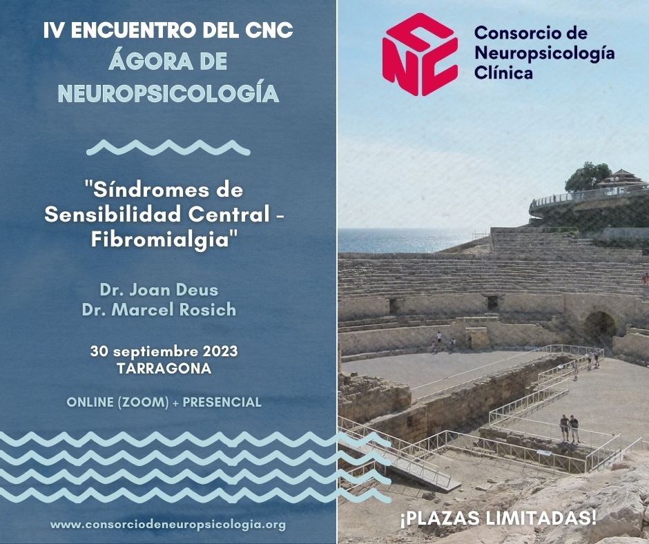 ¡Volvemos después del verano con nuestro IV Encuentro de Neuropsicología! 
¿Todavía no te has inscrito? 
Plazas Limitadas 

📍30 sept Tarragona