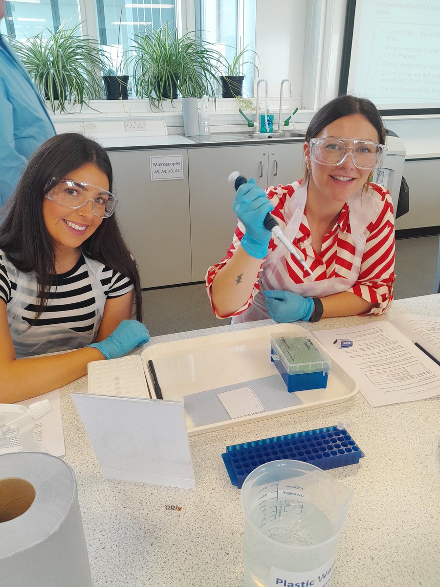 Thank you to <a href="/CVRinfo/">MRC-Uni of Glasgow Centre for Virus Research</a> <a href="/The_MRC/">Medical Research Council</a> <a href="/UofGlasgow/">University of Glasgow</a> for the brilliant workshop this morning. <a href="/JohnstoneHighSc/">Johnstone H.S.</a> Biology pupils learning lots of new skills #stem #careers #LearningJourney