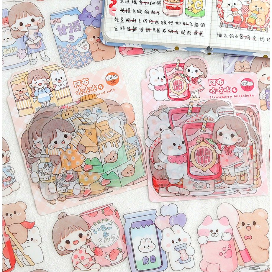 kopiangets's tweet photo. Cute &amp; aesthetic stiker pack 

– a thread – https://t.co/CpARKuJ01E