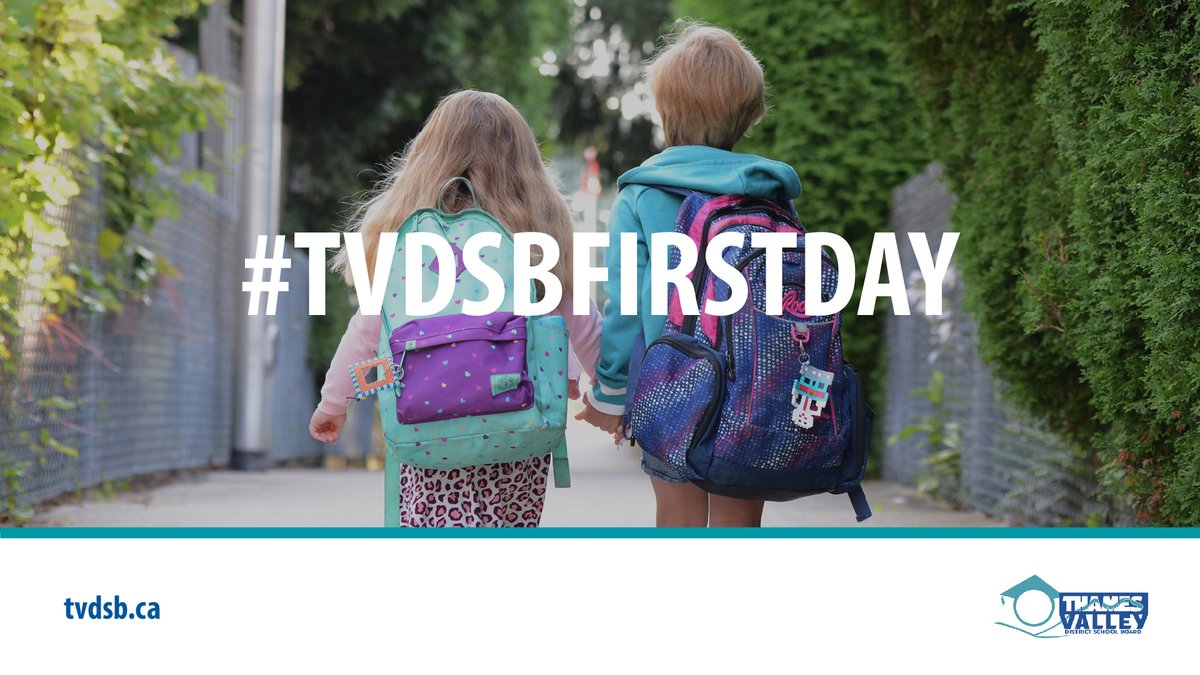 TVDSB's tweet photo. Welcome to #TVDSBFirstDay! There are many new adventures in store, so where will Thames Valley take you? https://t.co/81WWLUOK4D