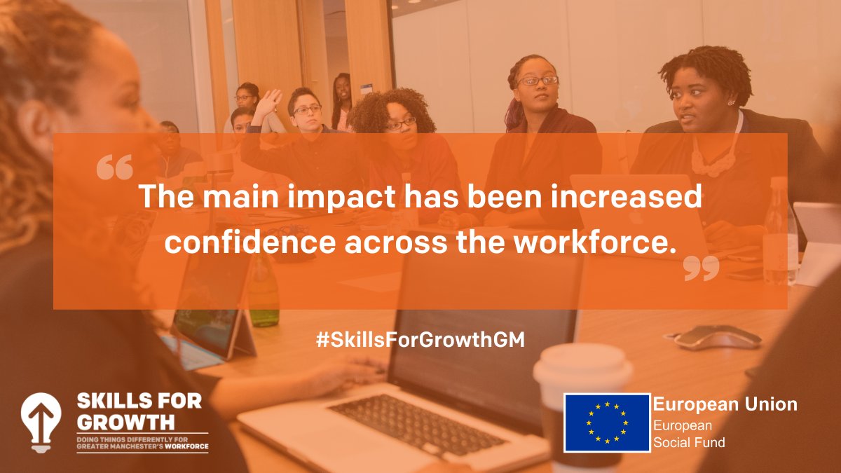 The feedback and the results are in. 

Hear what Greater Manchester's SMEs have been saying about the #SkillsForGrowthGM programme. 

Achieving tremendous results for over 3800 SMEs and 20,000 Learners

Check out our success stories ow.ly/EOwR50PExst

#GreaterManchester