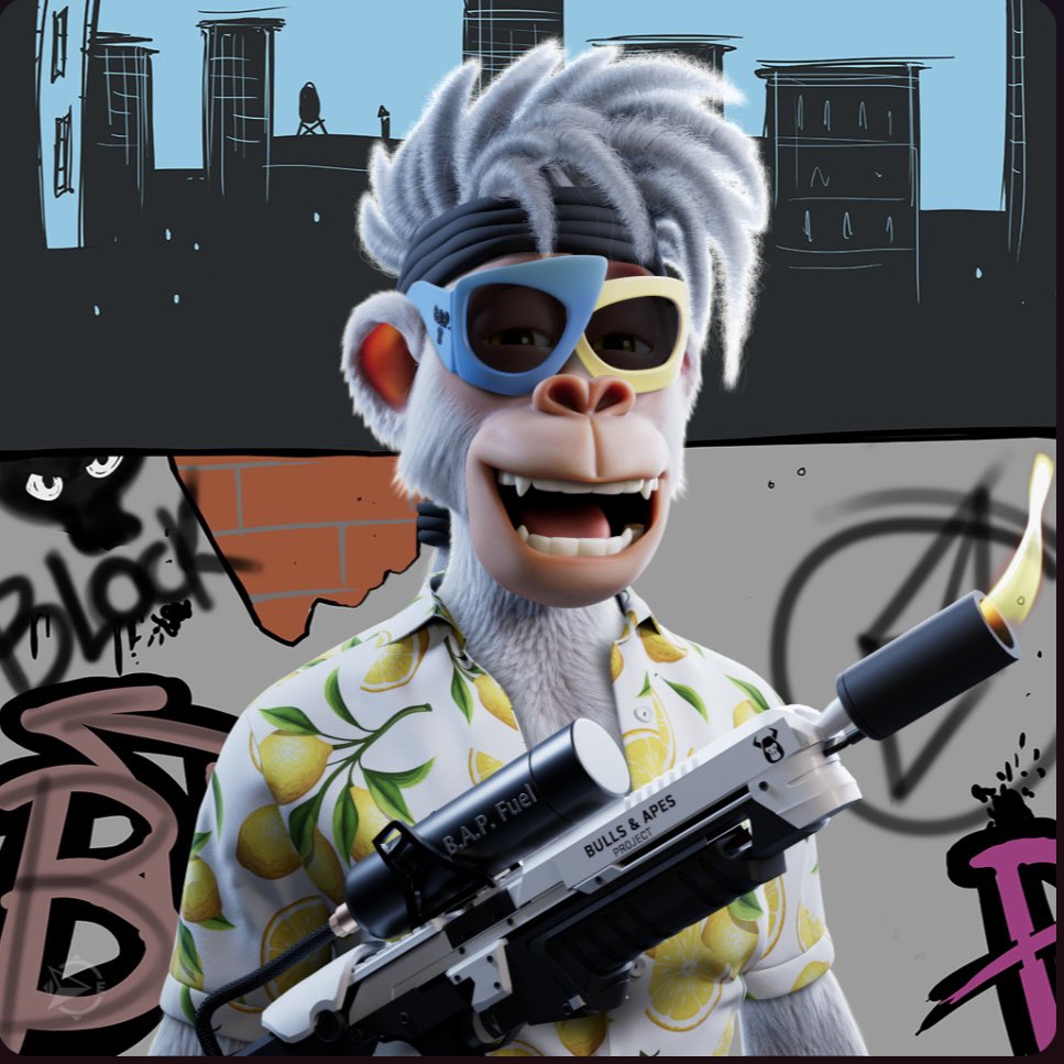 Tricksy_01's tweet image. Gm 🍋 Have a lemish day✌️

#ApeTraitOfTheDay Latest Minted Ape #TheConfigurator