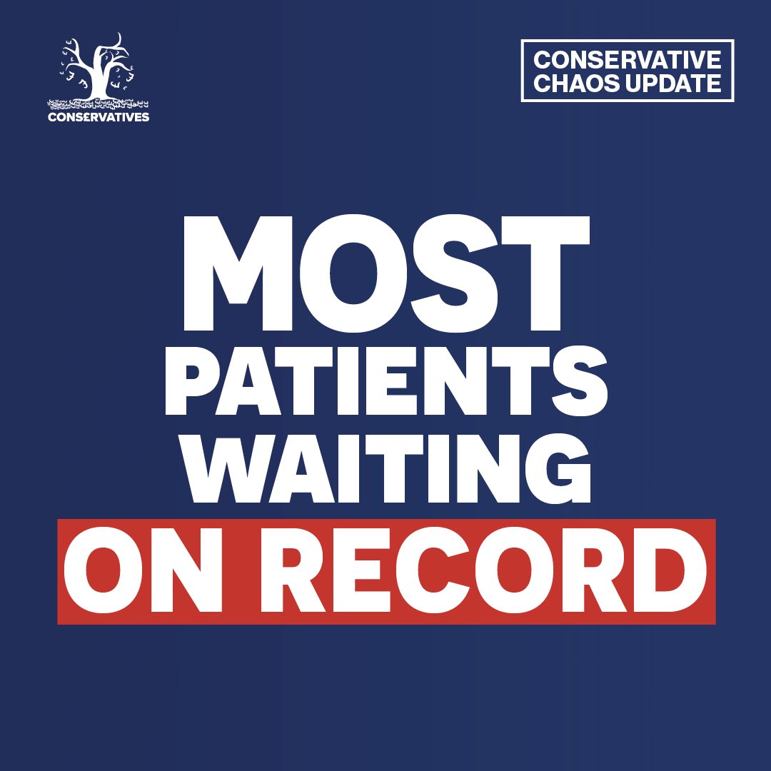 dantomlinsonmp's tweet photo. Thanks to Rishi Sunak, 97,508 people are currently on the waiting list at the Royal Free Hospital - one of the longest hospital waiting lists in the country. 

The longer Rishi Sunak is in power, the longer you wait for treatment. 

Thanks Rishi! #PMQs https://t.co/63F2d7FeHM