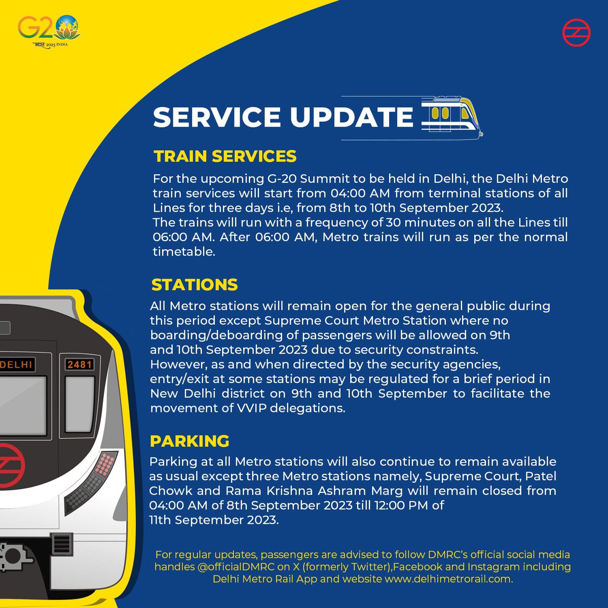 Delhi Metro Rail Corporation tweet media