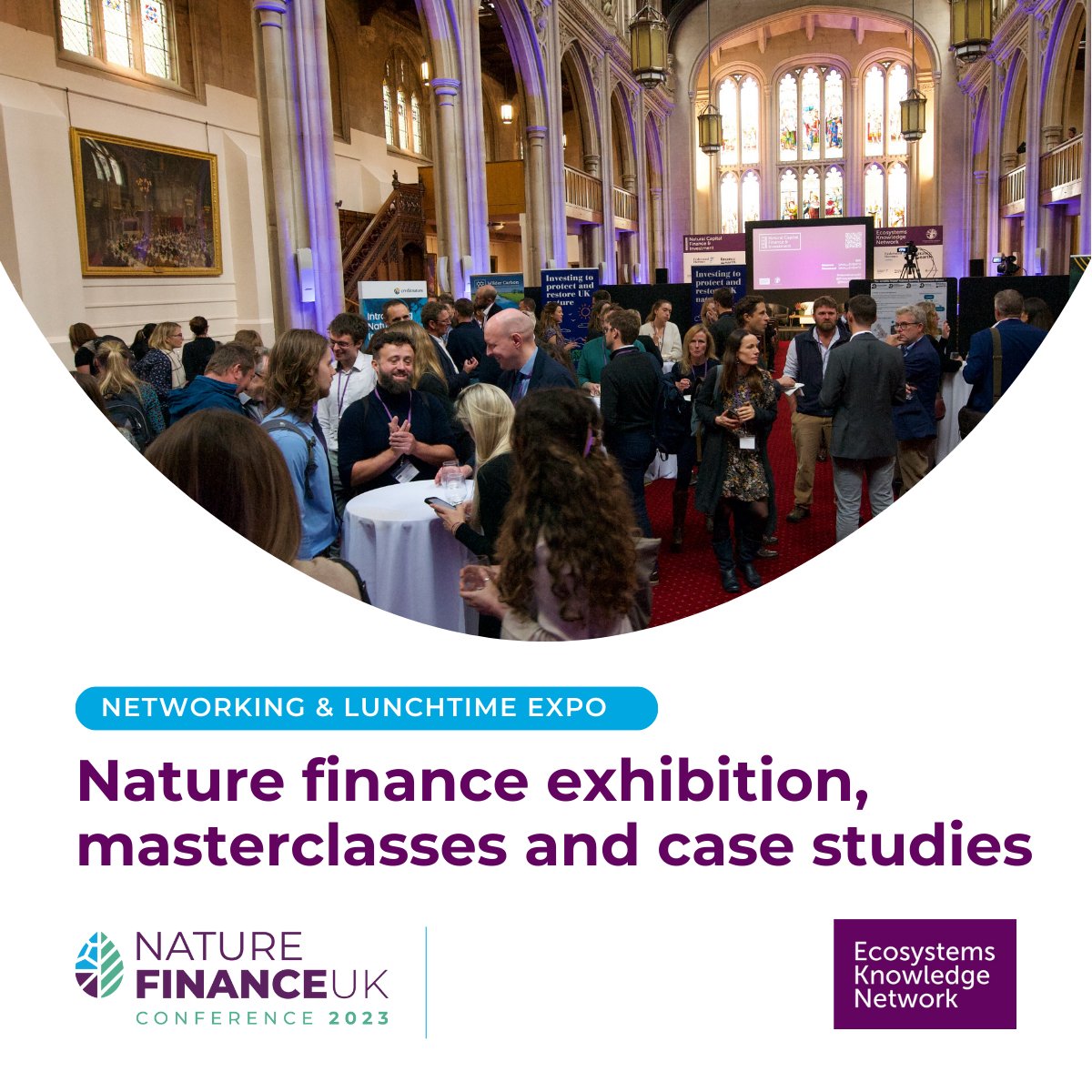 New for this year, take part in our Nature Finance Expo at #naturefinance23 on 26 Sept - extended networking and learning over lunch. Connect with #naturalcapitalbuyers, sellers, and enablers and take part in masterclasses and talks. 

Book now
bit.ly/naturefinance2…