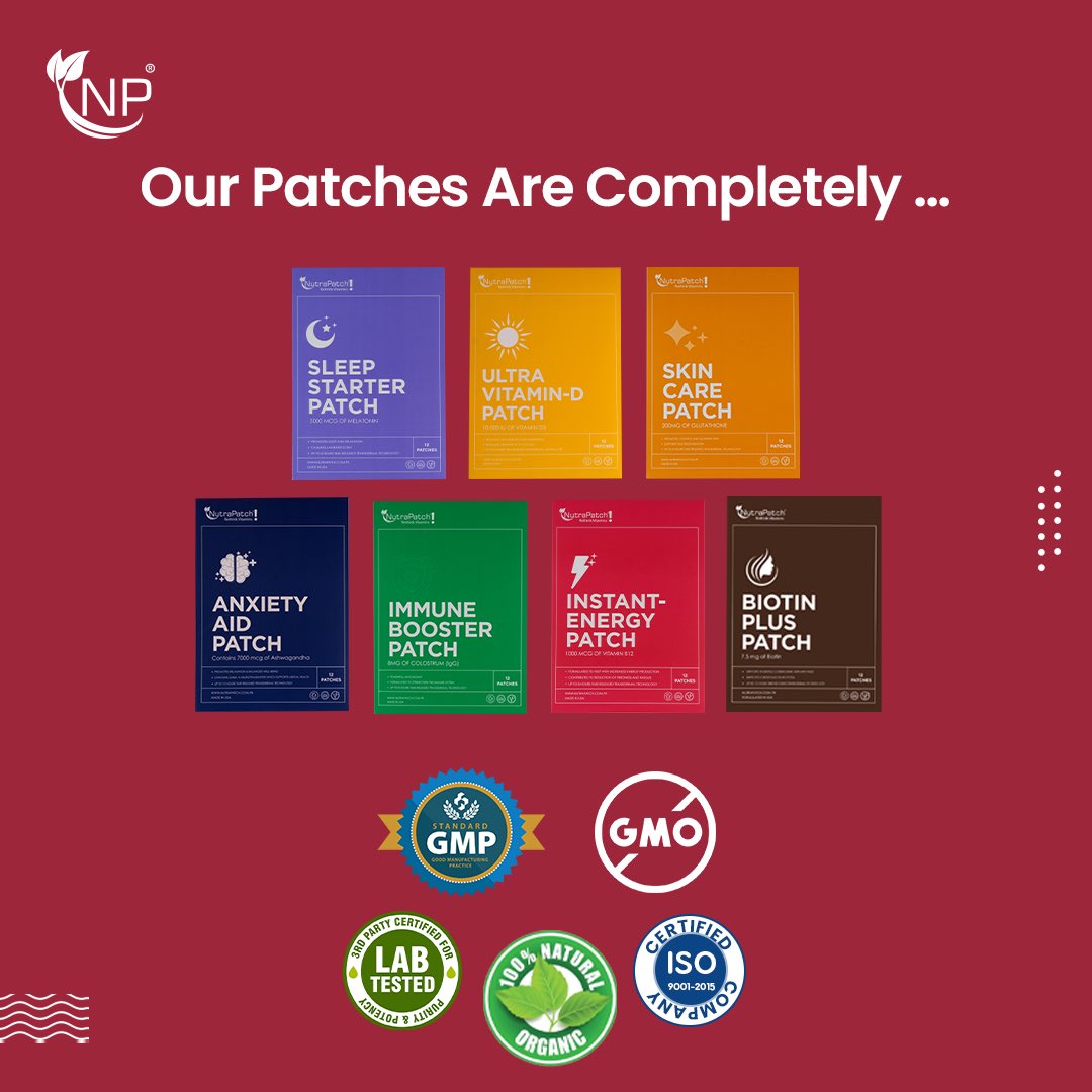 NutraPatch's tweet image. Just in case you had reservations! 

Our Vitamin Patches are absolutely halal , iso certified , lab tested , 100% organic &amp;amp; non gmo! ✅

#nutrapatch #rethinkvitamins #vitaminpatches #patch #vitamins #halal #organic